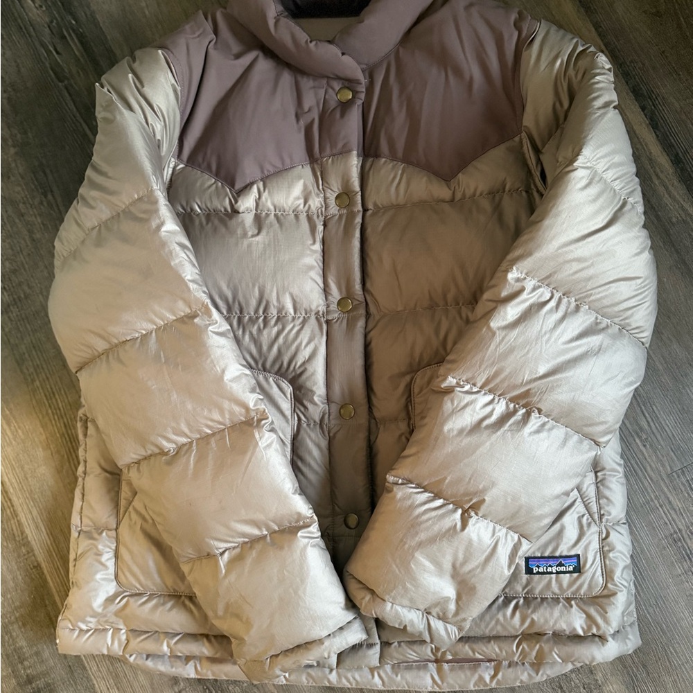 Patagonia Down Reformation Bivy womens Large two tone